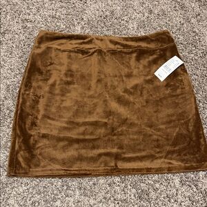 NWT LA Hearts Brown Mini Skirt